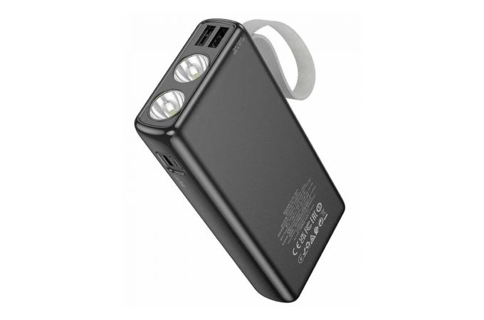 Универсальный дополнительный аккумулятор Power Bank HOCO J129A (20000 mAh) (черный)