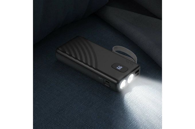 Универсальный дополнительный аккумулятор Power Bank HOCO J129A (20000 mAh) (черный)