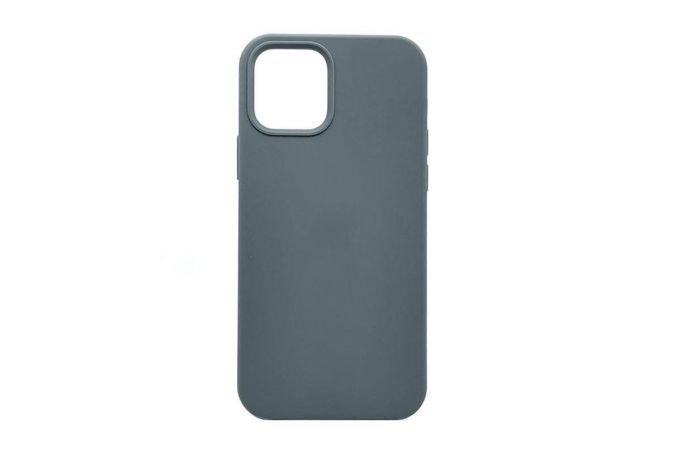 Чехол для iPhone 16E / 4SE (6,1) Silicone Case Soft Touch (пепельно-бирюзовый)