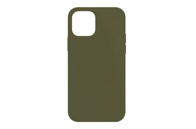 Чехол для iPhone 16E / 4SE (6,1) Silicone Case Soft Touch (темная олива)