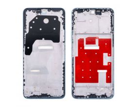 Средняя часть для Huawei Honor X8a (CRT-LX1)/ 90 Lite (CRT-NX1) (рамка дисплея) голубой, с разбора
