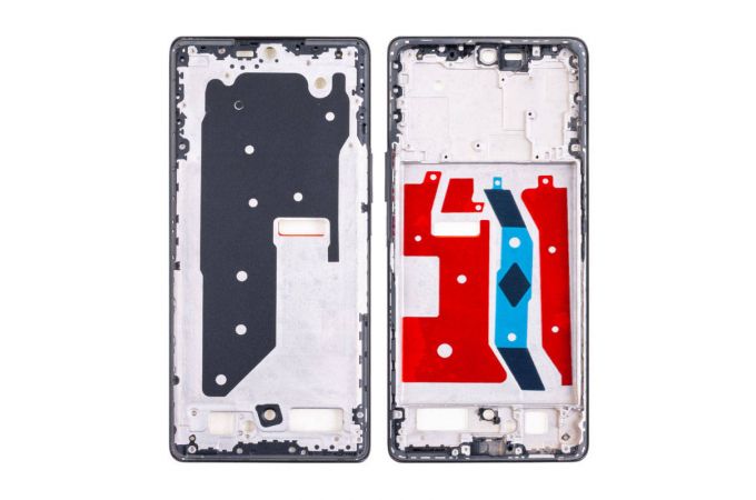 Средняя часть для Huawei Honor X9a 5G (RMO-NX1) (рамка дисплея) черный, с разбора