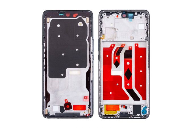 Средняя часть для Huawei Honor X9b (ALI-NX1) (рамка дисплея) черный, с разбора