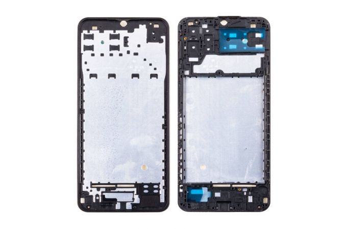Средняя часть для Samsung A135F/ A137F (рамка дисплея) черный, с разбора