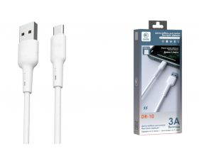 Кабель USB - USB Type-C MARK DR-10 2А 1.2м белый