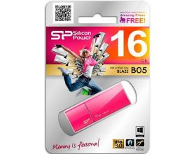 Флешка USB 2.0 Silicon Power Blaze B05 Peach 16Gb