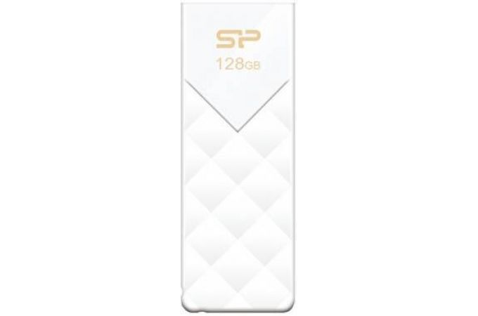 Флешка USB 2.0 Silicon Power Blaze B03 White 128Gb