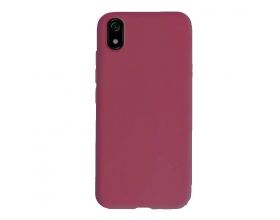 Чехол для Xiaomi Redmi 9A тонкий (бордовый)