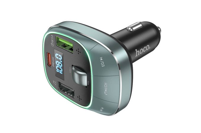 FM-Модулятор HOCO E76 Pole PD45W + QC3.0 car BT FM transmitter