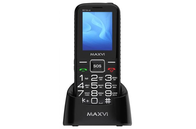Сотовый телефон MAXVI  B21 DS up Black