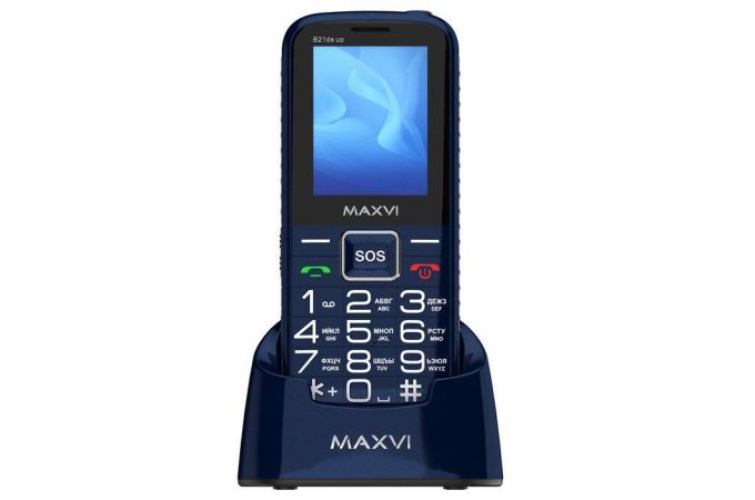 Сотовый телефон MAXVI  B21 DS up Blue