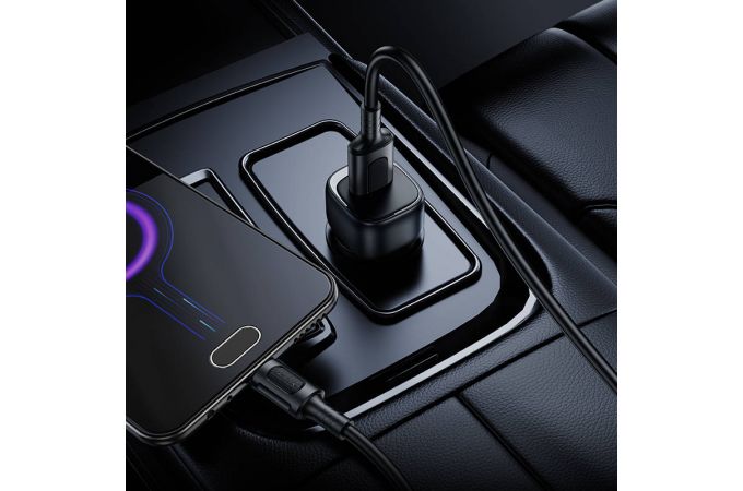 Автомобильное зарядное устройство BOROFONE BZ34  BZ34 Cloud QC3.0 с одним портом QC3.0 (Micro) (белый)