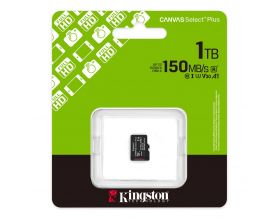 Карта памяти MicroSDXC_1 Tb Kingston SDCS3/1TBSP 150Mb/s б/ад Canvas Select Plus Gen3 A1 U3