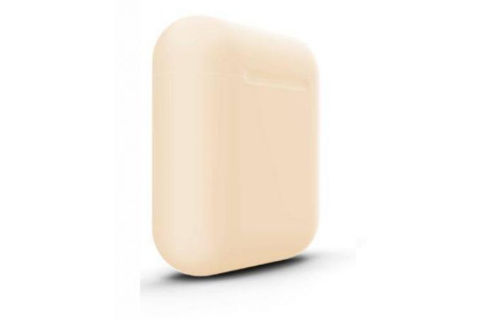 Чехол для наушников Soft-Touch AirPods (бежевый)