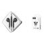 Наушники вакуумные проводные HOCO M55 Memory sound wire control earphones with mic (черный)