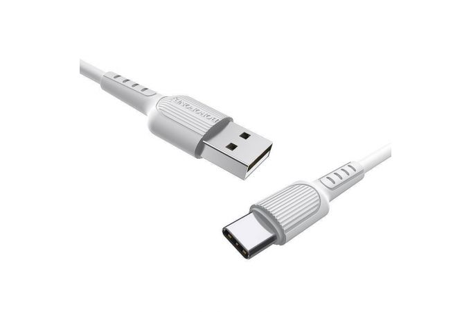 Кабель USB - USB Type-C BOROFONE BX16, 2A (белый) 1м