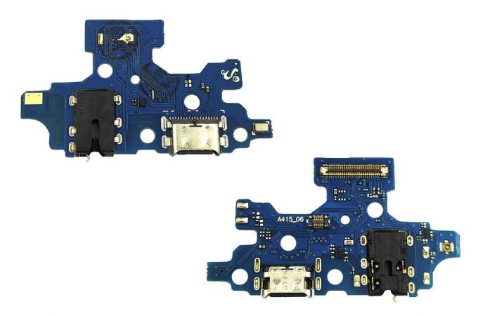 Шлейф для Samsung A415F Galaxy A41 с разъемом зарядки + разъем гарнитуры (плата)