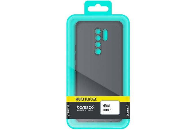 Чехол BoraSCO Soft Touch Samsung Galaxy A04S черный силиконовый с микрофиброй