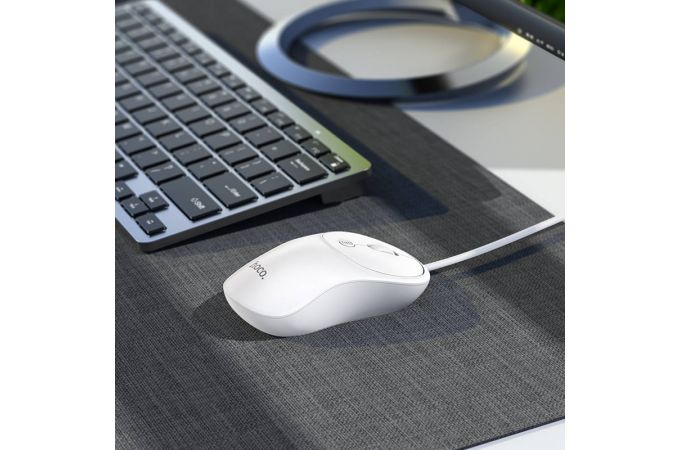 Мышь проводная Hoco GM13 Esteen business wired mouse black