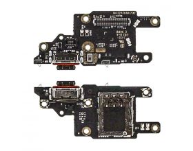 Шлейф для Xiaomi Poco X6 Pro 5G (2311DRK48G) с разъемом зарядки + SIM (плата)