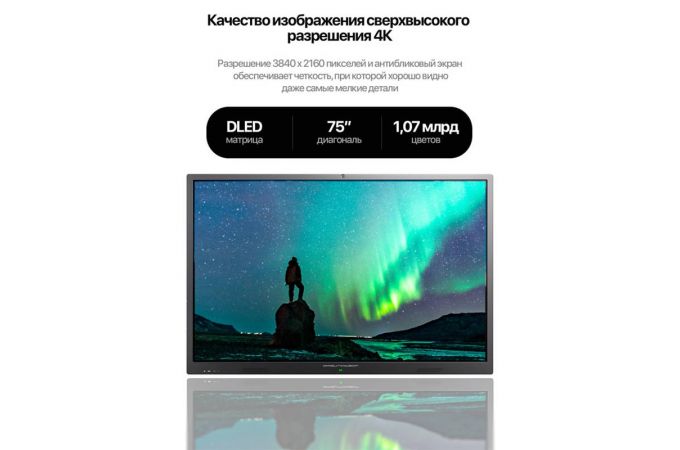 Интерактивная панель ОРБИТА OT-HOT01 (75 дюймов)