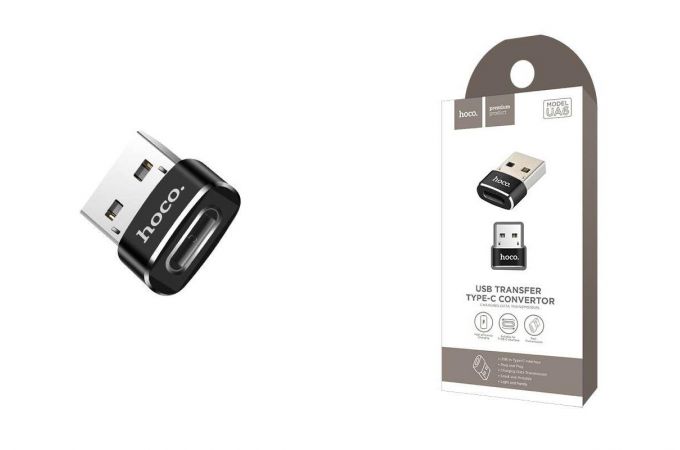 Переходник HOCO UA6 с разъема Type-C на USB