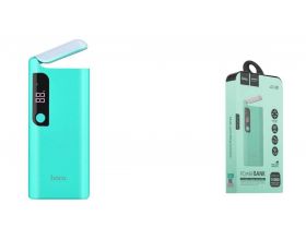 Универсальный дополнительный аккумулятор Power Bank HOCO B27 с фонариком (15000 mAh) (синий)