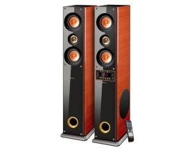 Акустическая система 2.0 Ginzzu GM-327 (черно-оранжевый)