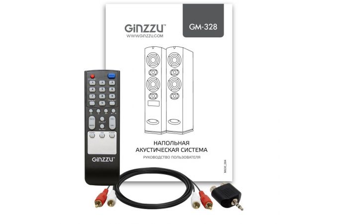 Акустическая система 2.0 Ginzzu GM-328 (черный)