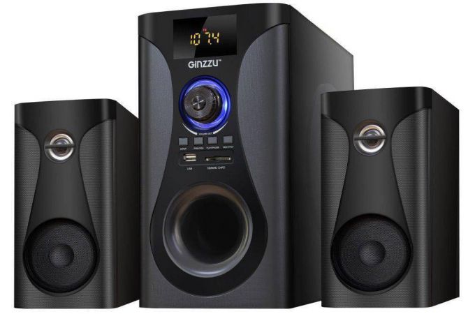 Акустическая система 2.1 Ginzzu GM-425 (черный)