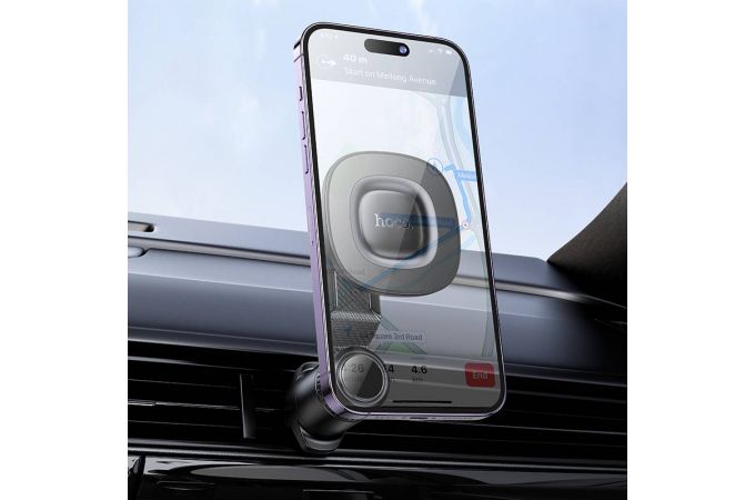 Держатель автомобильный для телефона HOCO H74 Crown магнитный в решетку воздуховода
