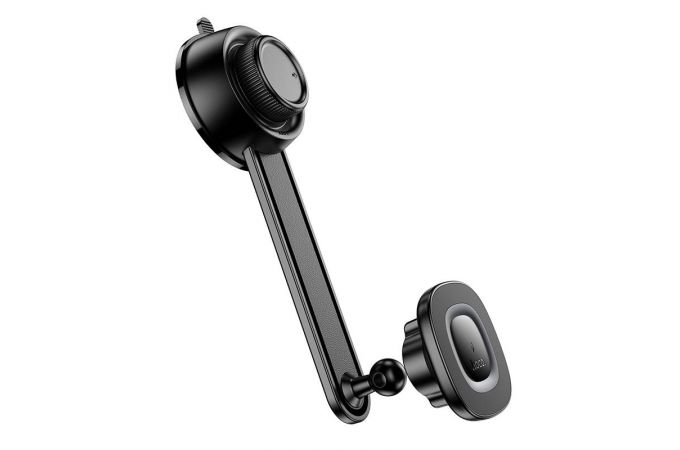 Держатель автомобильный для телефона HOCO HW31 Crown магнитный с беспроводной зарядкой на панель черный