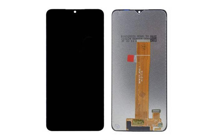 Дисплей для Samsung A127F Galaxy A12 Nacho Black (черный) в сборе с тачскрином (ревизия SM-A127F_R0.1) 100%
