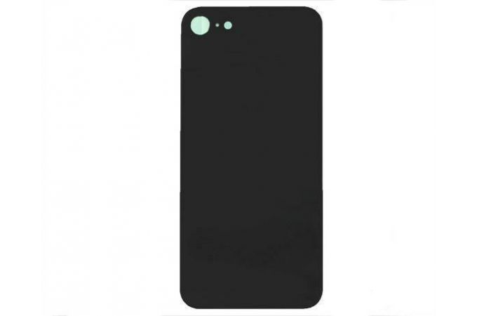 Задняя крышка (стекло) для iPhone 8 (4.7) (черный) легкая установка CE