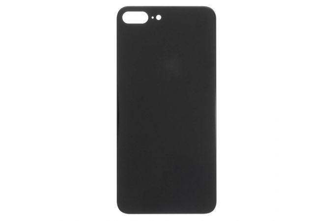 Задняя крышка (стекло) для iPhone 8 Plus (5.5) (черный) легкая установка CE