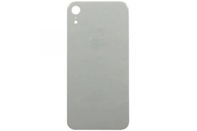 Задняя крышка (стекло) для iPhone XR (белый) легкая установка CE