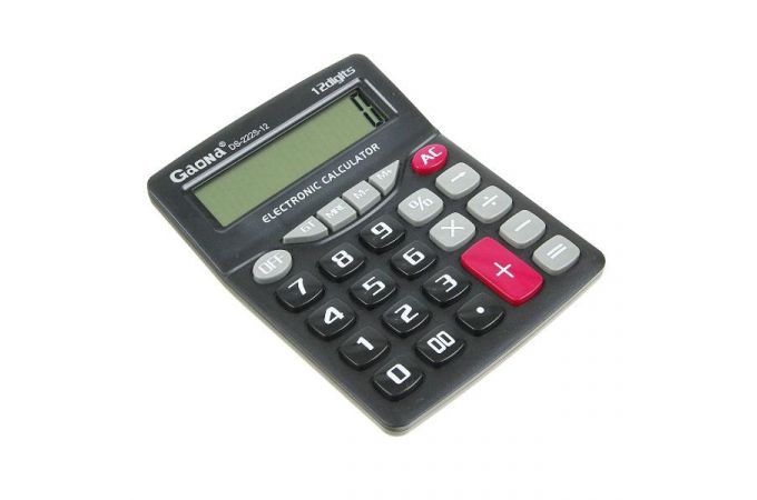Калькулятор GAONA DS-222S-12 (12 разр) настольный