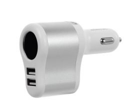 Автомобильное зарядное устройство АЗУ 2USB Орбита AV-338 (5B,3000mA) (белый)