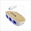 Разветвитель прикуривателя в авто VEECLE KY-912 (3 гнезда+2*USB)