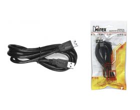 Кабель USB 3.0 удлинитель (штекер-гнездо) Mirex 13700-AMAF18U3 1.8м (черный)