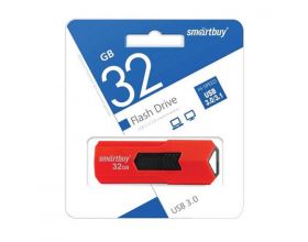 Флешка USB 3.0 Smartbuy 128GB STREAM Red (SB128GBST-R3)