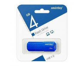 Флешка USB 2.0 SmartBuy 4 GB CLUE Blue (SB4GBCLU-BU)