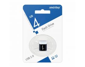 Флешка USB 2.0 Smartbuy 4 GB LARA Black (SB4GBLara-K)
