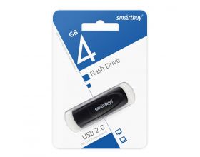 Флешка USB 2.0 SmartBuy 4 GB Scout Black (SB004GB2SCK)