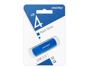 Флешка USB 2.0 SmartBuy 4 GB Scout Blue (SB004GB2SCB)