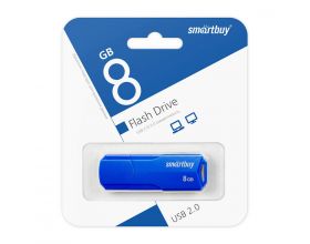 Флешка USB 2.0 SmartBuy 8GB CLUE Blue (SB8GBCLU-BU)