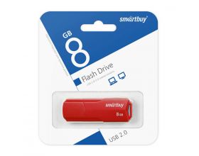 Флешка USB 2.0 SmartBuy 8GB CLUE Red (SB8GBCLU-R)