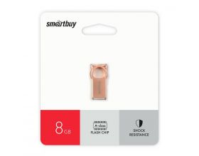 Флешка USB 2.0 Smartbuy 8GB MC5 Metal Kitty Pink (SB008GBMC5)
