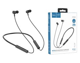Наушники вакуумные беспроводные HOCO ES69 Platinum sports BT earphones headset Bluetooth (черный)