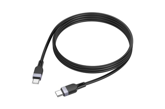 Кабель USB Type-C - USB Type-C HOCO X109 PD60W (белый) 1м силиконовый